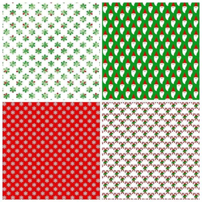 12pcs “6x6” Christmas Halloween Scrapbooking Papers Pads DIY Festival Packaging Album Diary Background Collage Decoration Paper