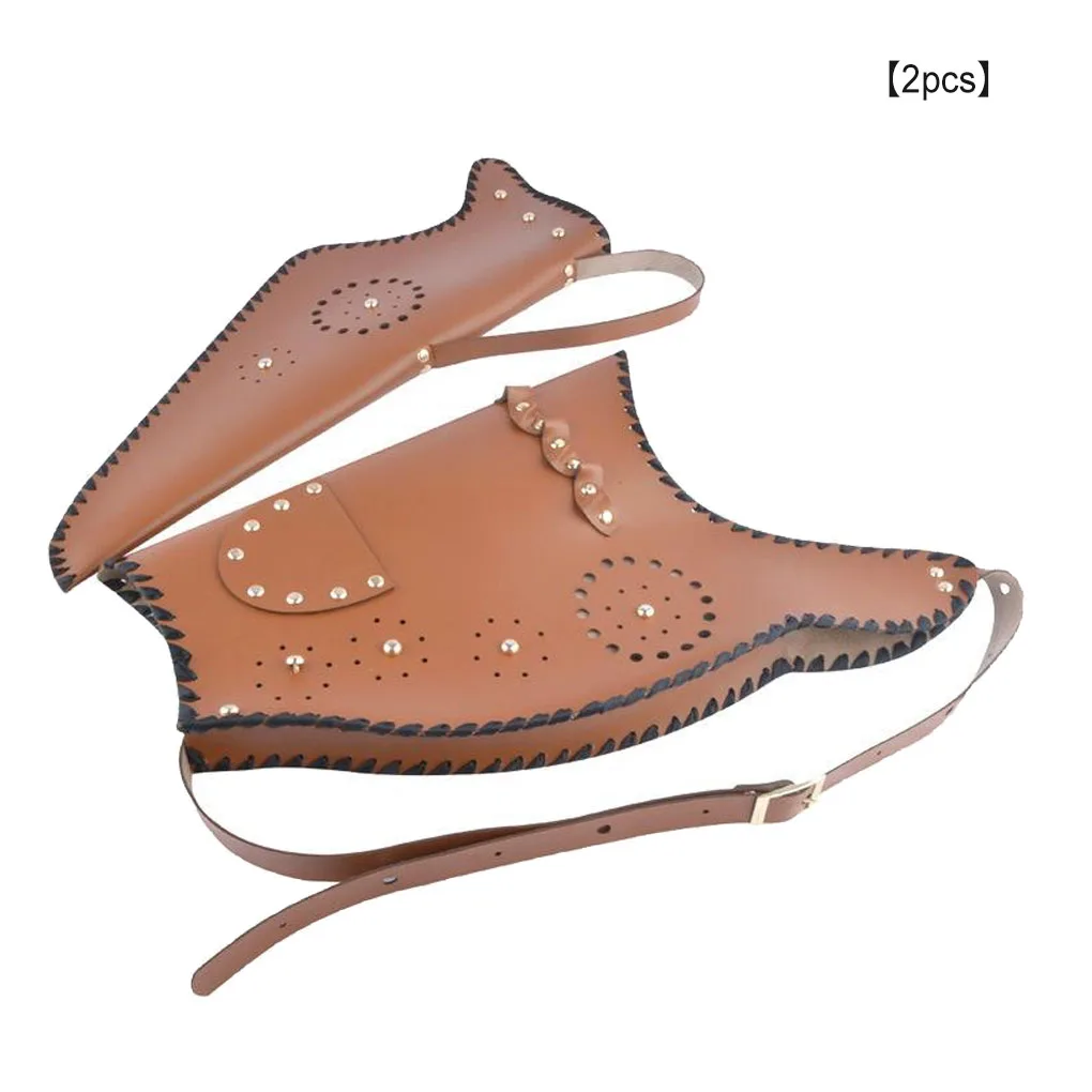 

2 шт./компл., сумка для инструментов для стрельбы из искусственной кожи, портативная сменная однотонная регулируемая стильная сумка с карманом