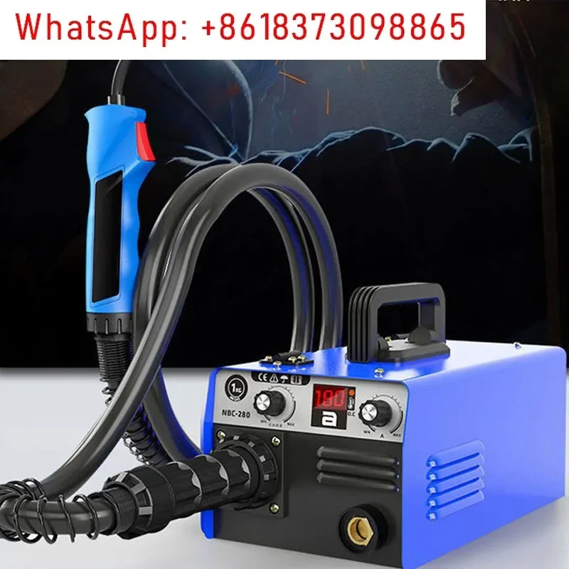 Small Handheld Welding Machine Mini Gas Protection Small NBC-280 Carbon Dioxide Gas Protection 2.2m Integrated Welding Gun