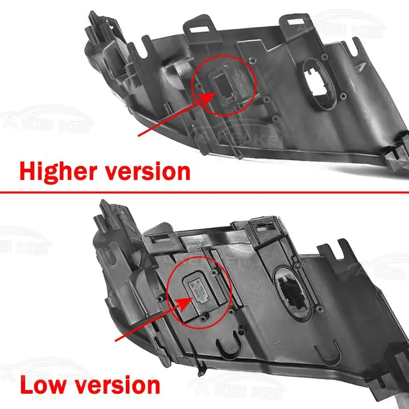 For BMW 5 Series E60 E61 D1S 2004 2005 2006 2007 2008 2009 2010 Car Headligh Headlamp House Base AFS & No afs Back Housing Shell view 6