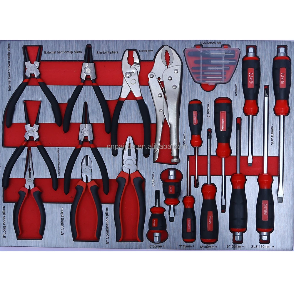 Heavy Duty Tool Cabinet 352Pcs Tool Set & Accessory Kit 7-Drawer Lockable Storage All-in-One Solution For Workshop Garage Repair