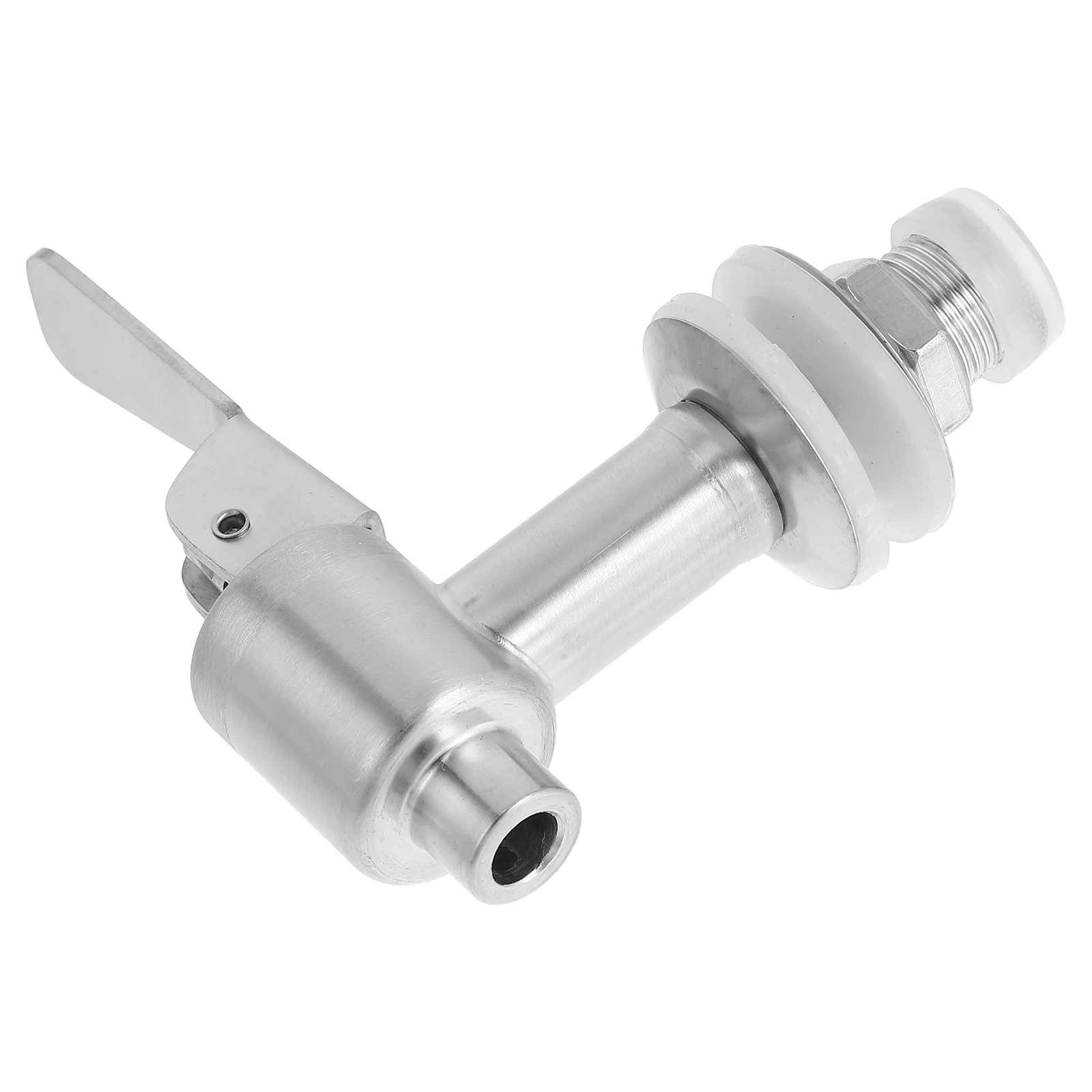 

Heavy Duty Beverage Spout Tap 16Mm Stainless Steel Spigot for Beer Drink Barrel Juice Dispenser Easy Clean Silver