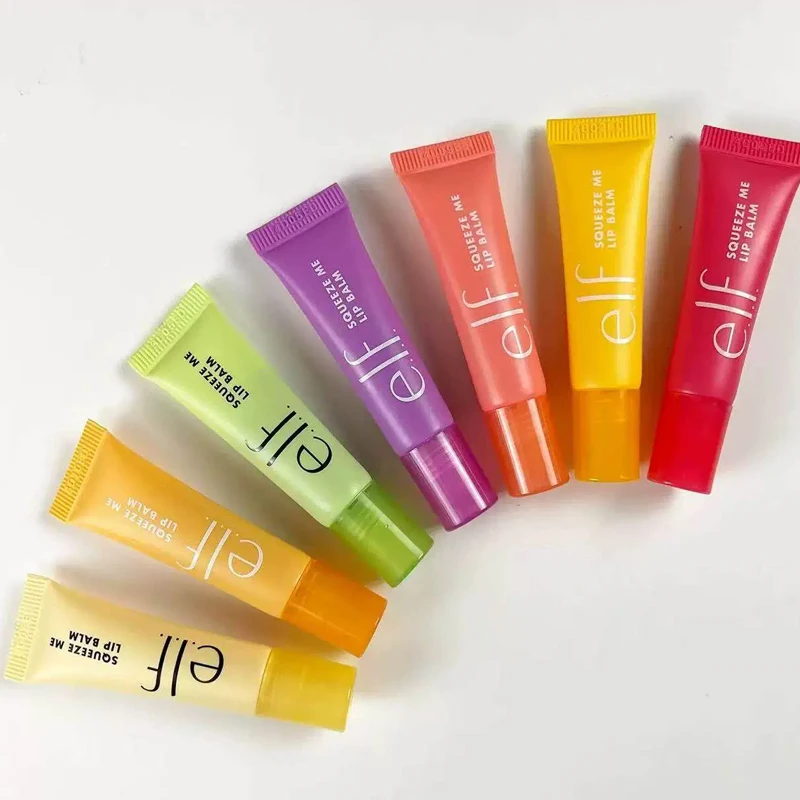 Nuevo Bálsamo Labial Elf de 6 Colores con Sabor a Frutas, Fresa, Uva, Arándano, Hidratante, Nutritivo, Voluminizador, Brillo Labial, Maquillaje, Rubor Líquido
