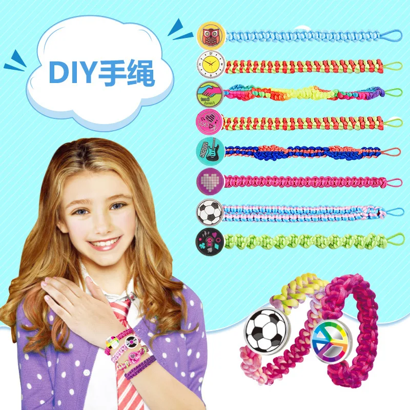 Friendship DIY Bracelet Making Kit For Girl Jewelry Loom Braid Bracelet Maker Arts and Crafts Jewelry Making Toys