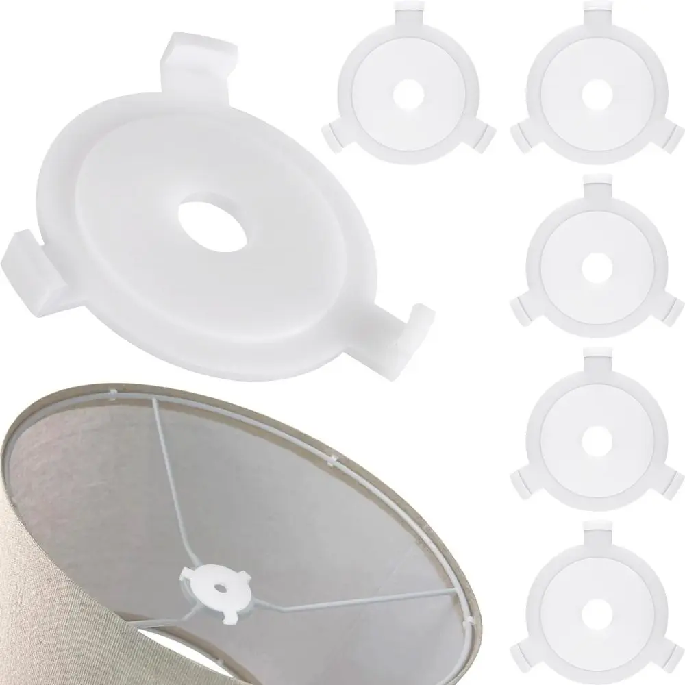 10pcs E27 to E26 Lamp Shade Adapter Tear-resistant Reusable Lampshade Converter Universal E27 to E10 Lamp Shade Reducer Rings