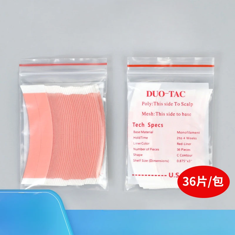 

Hair Replacement Adhesive Red Tape Men's Wig Toupee Patch Breathable Double-sided Wig Adhesive