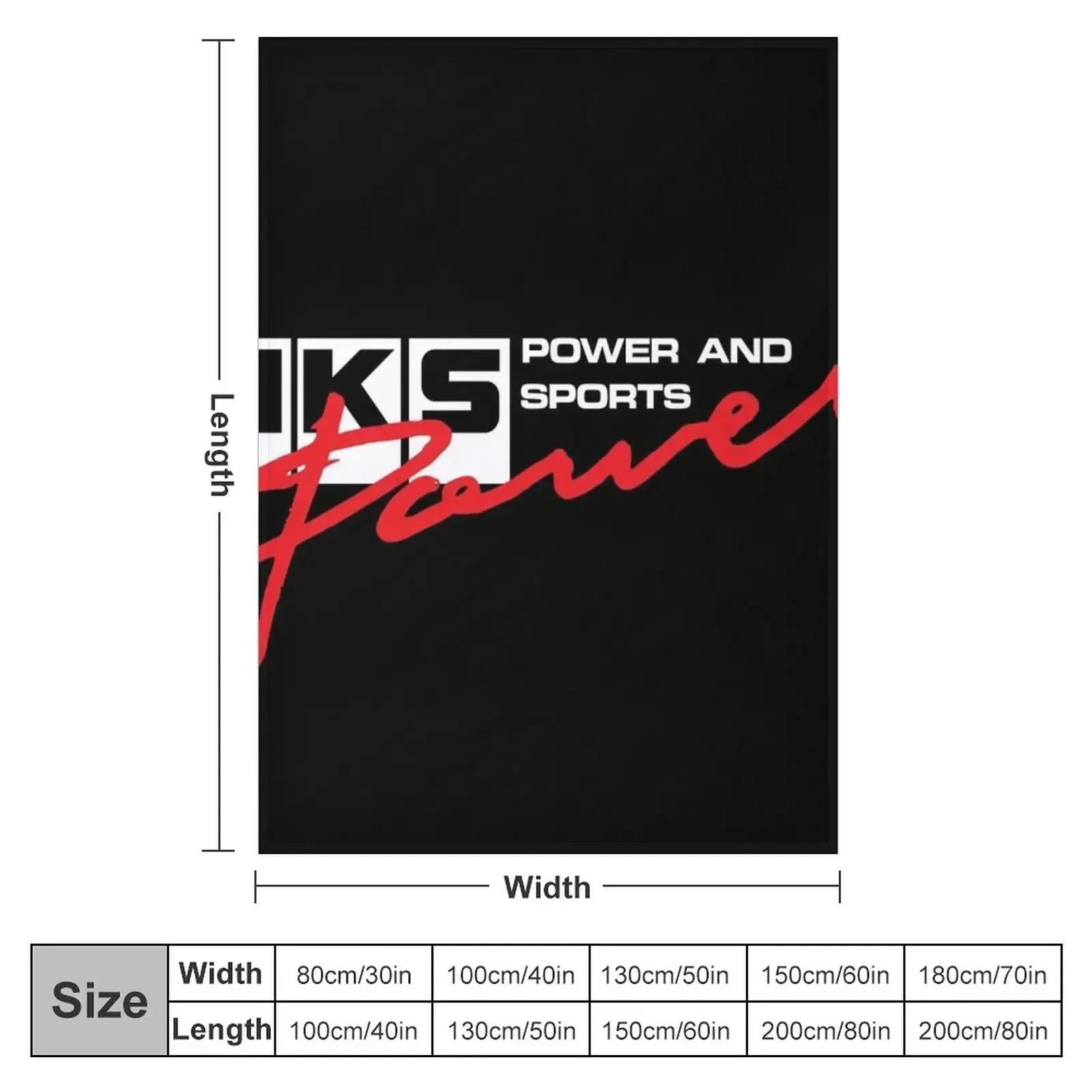 HKS POWER Throw Blanket funny gift Plaid Decoratives Moving Blankets