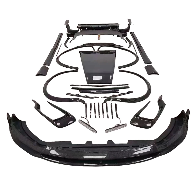 

Suitable for Maserati Levante Old Model Modification, Facelift and Upgrade Mansory Wide Body Front and Rear Bumper Surround Kit