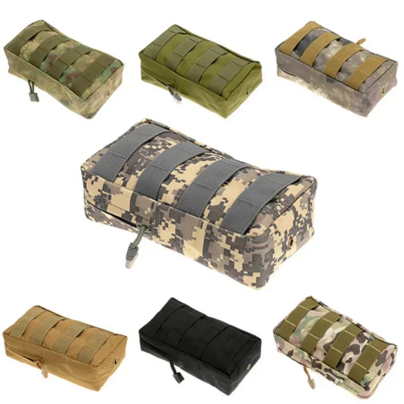 Outdoor Molle Utility First Aid Kits Camouflage FG atacs AU Waist Bag Tactical Pouches Accessory Bag Magazine Pouch view 3