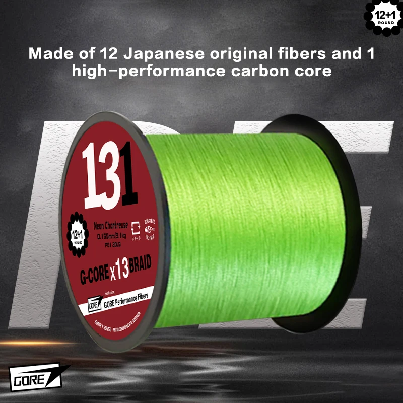 YGKX 13 Strands PE Fishing Lines 300m 500m Japan Super Strong Smooth Multifilament Line For Carp Fishing Saltwater Braided Wire