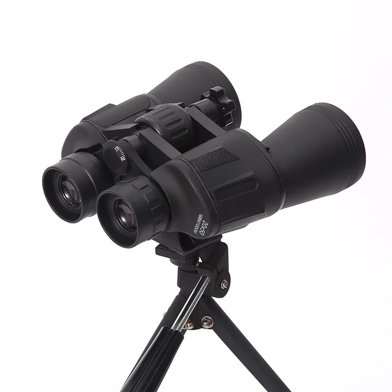 20x50 High Maginification Zoom Porro Binocular HD Military Powerful Optical Telescope Wide Angle for Outdoor Hunting