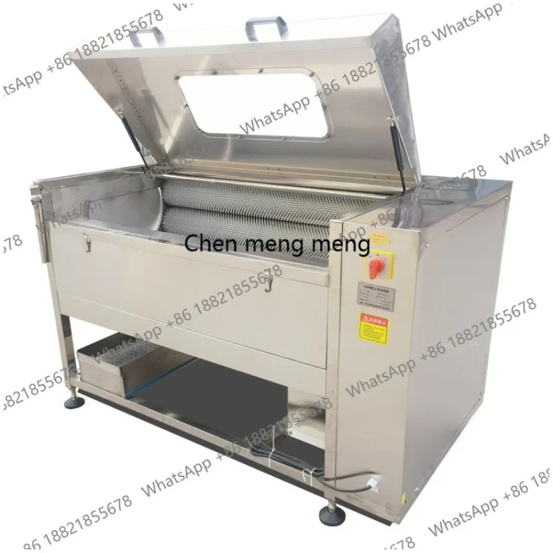 

XКомерческая автоматическая машина для очистки корня лотоса, имбиря, сладкого картофеля, машина для очистки таро-редиски