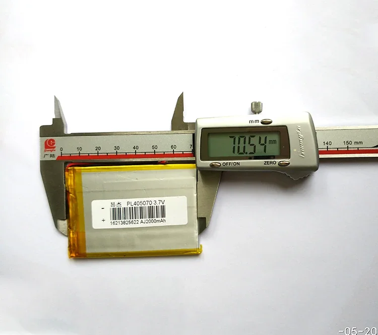 Navegador GPS gravador de condução de veículos de grande capacidade 405070   bateria de polímero de lítio de uso geral de 3,7 V