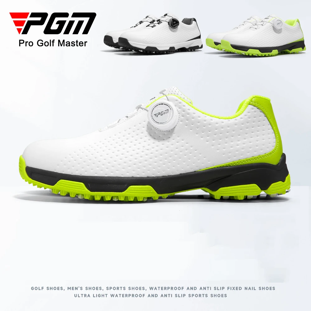 PGM Golf Shoes Waterproof Men\'s Casual Sports Shoes Breathable Training Sneakers For Male XZ095