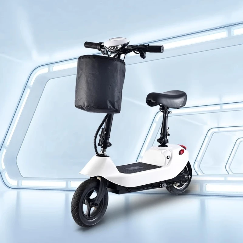 

Electric scooter adult female two-wheeled small portable folding battery car scooter little dolphin electric pedal