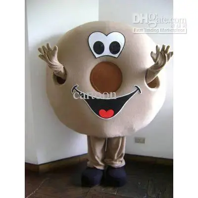 Nieuwe Luxe Donut Mascot Kostuum Halloween Kerst Jurk Full Body Props Outfit Mascotte Kostuum