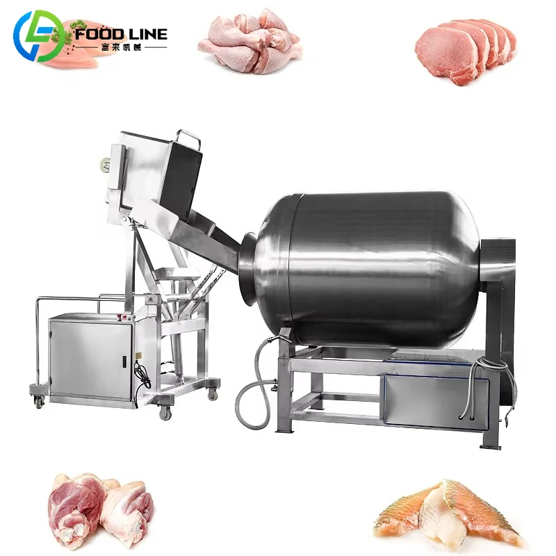 Automatic Vacuum Tumbling Machine Intelligent Meat Marinator for Chicken Mutton Beef