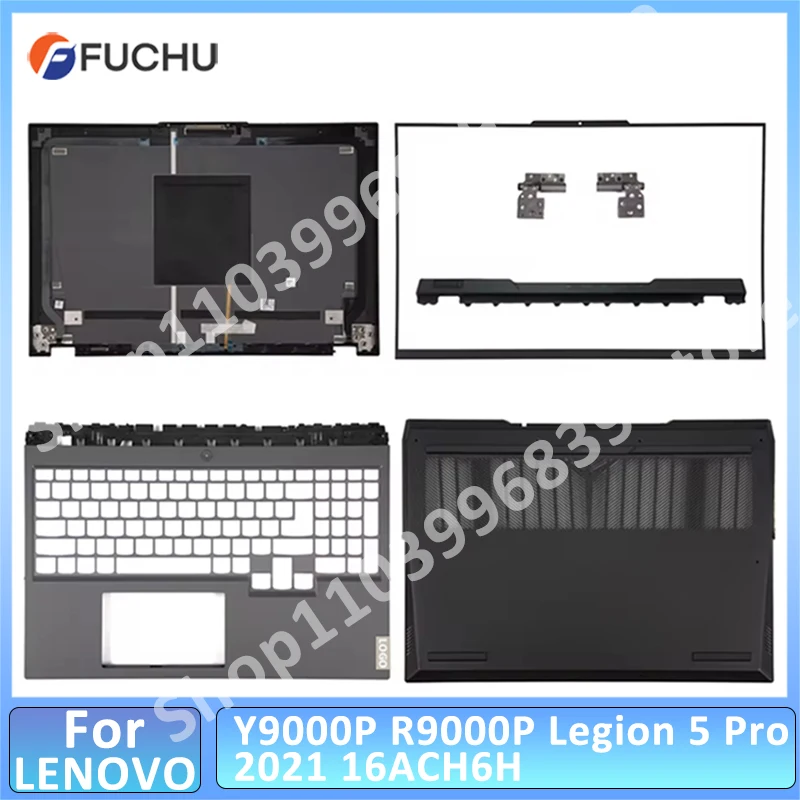 

For Lenovo Y9000P R9000P Legion 5 Pro 2021 16ACH6H LCD Rear Lid Back Top Cover Front Bezel Hinge Palmrest Upper Bottom Base Case