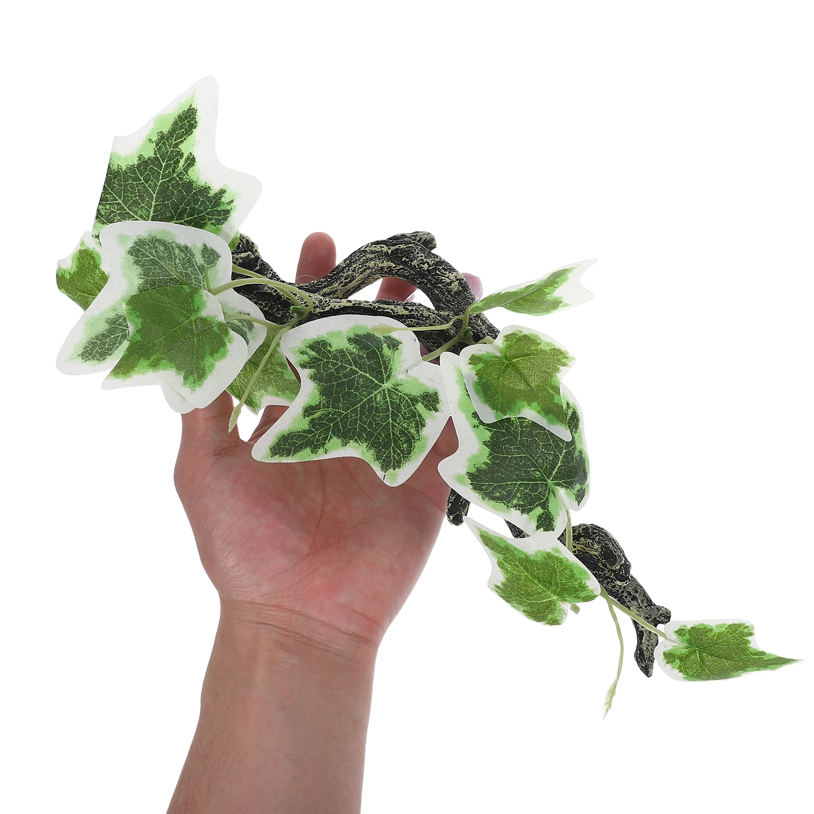 

Simulated Rattan Decoration Fake Reptile Plants Realistic Resin Terrarium Decor Branch Amphibian Habitat Modeling
