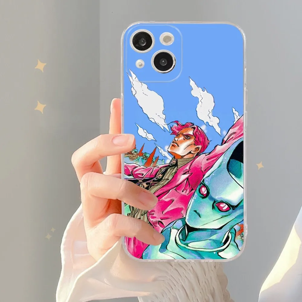 JoJo Anime case Phone Case Silicone Soft for iphone 15 14 13 12 11 Pro Mini XS MAX 8 7 6 Plus X XS XR Cover