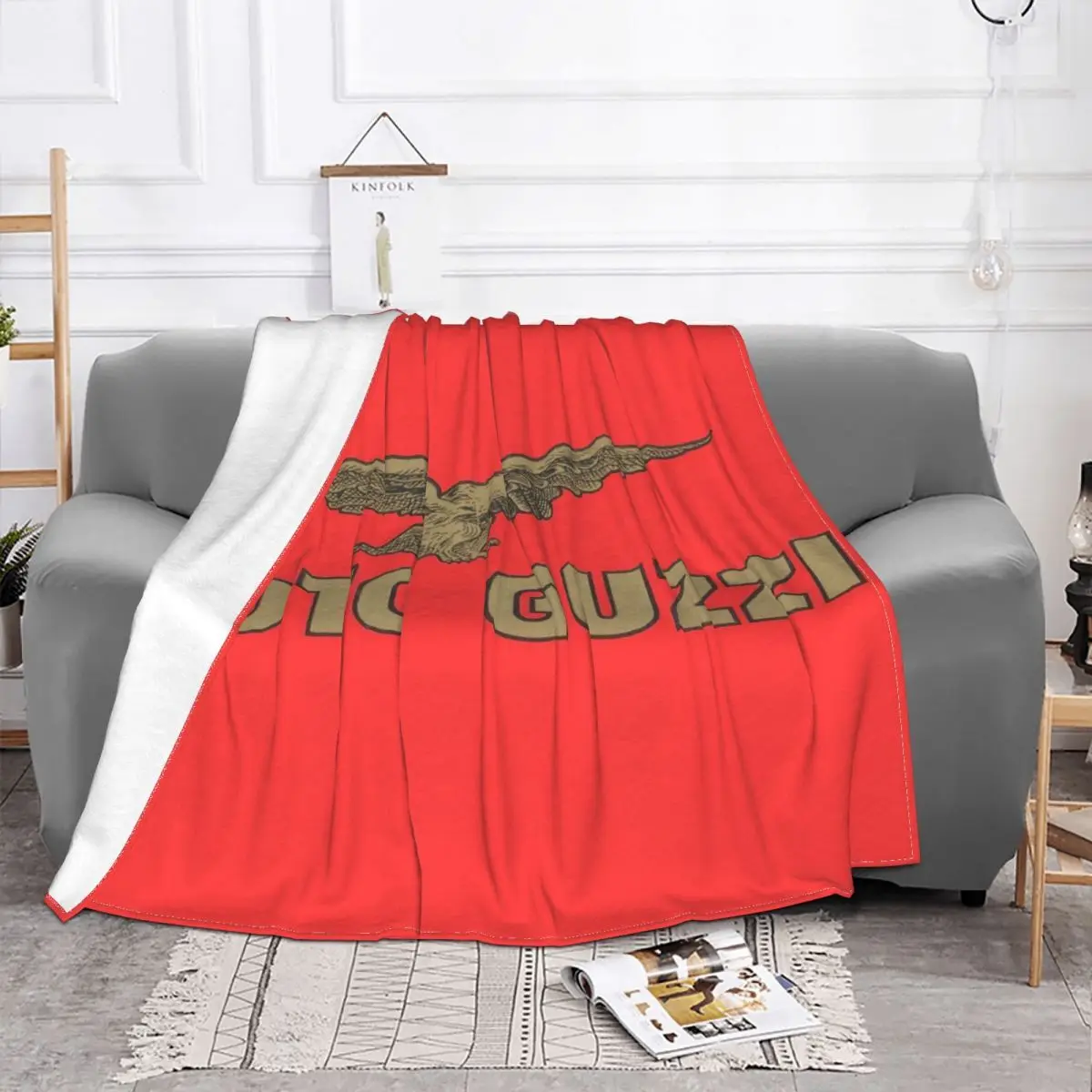 Moto Guzzi 1884 Bedroom Bed Blanket Thin Wadding Blanket Throw Blanket