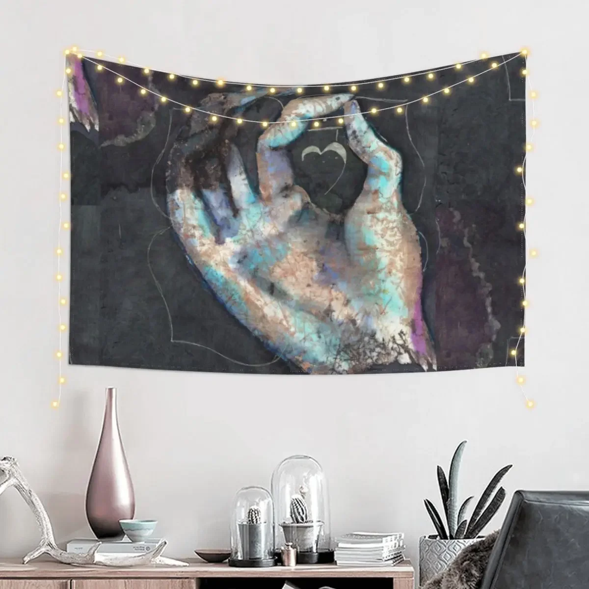 Muladhara - Root chakra mudra Tapestry Wall Coverings Wall Hanging Wall Decorations For Room Deco Tapestry