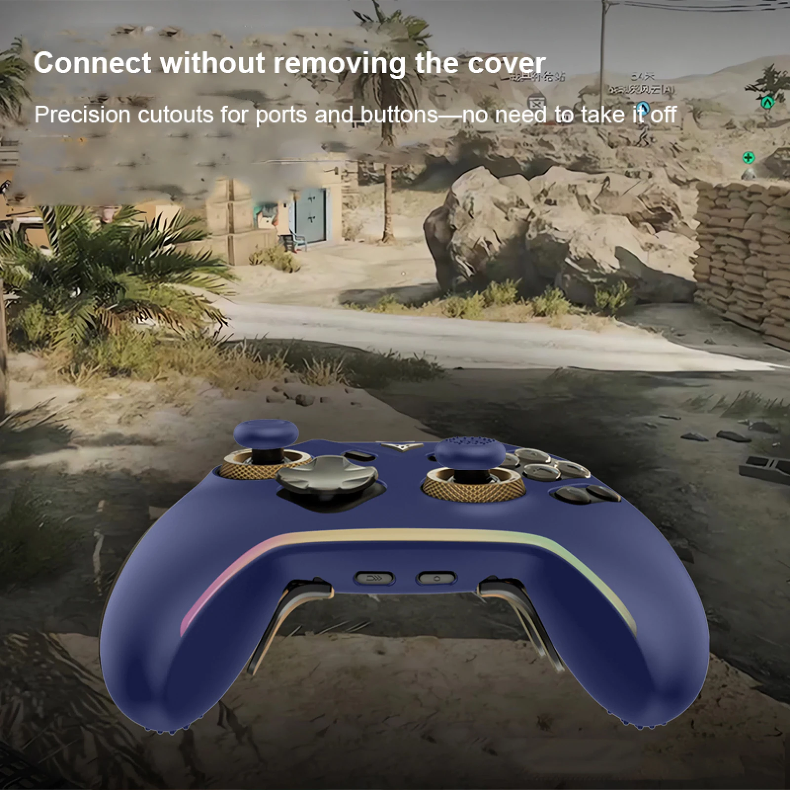 

Non-slip Protective Case for Flydigi Vader 5Pro Gaming Controller Silicone Protective Cover Perfect fit Lightweight