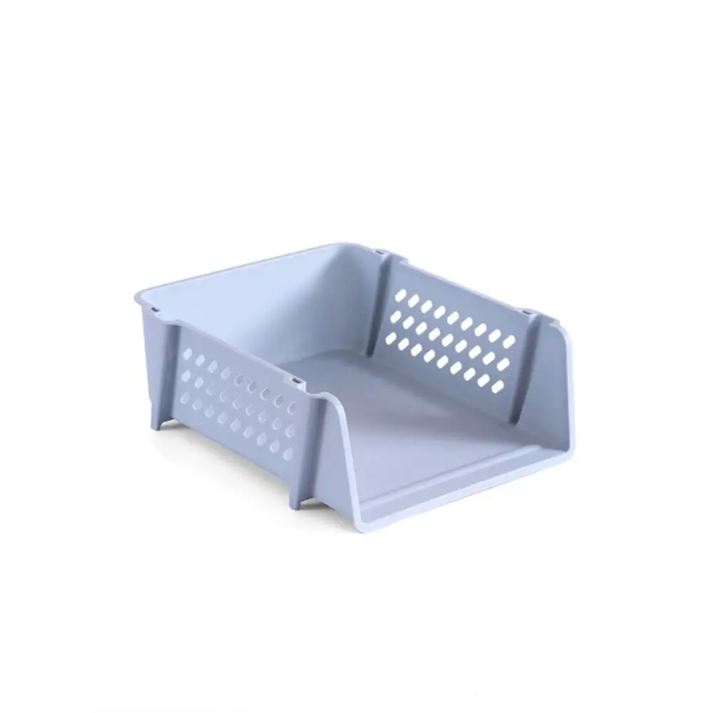 

Fashion Desktop Organizer Stackable File Rack File Organizer Papers Rack A4 File Storage Tray Laminated INS Style Receipt