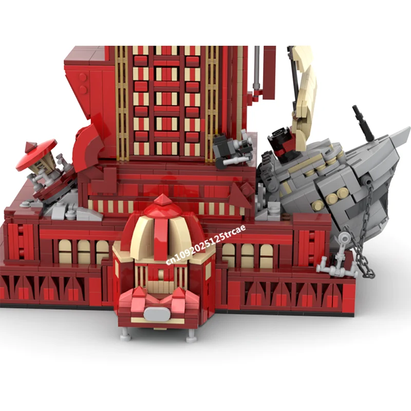 Nouveau 3279 pièces ville vente chaude Street View Moc modulaire Hazbin hôtel modèle blocs de construction bricolage idées créatives enfant jouet cadeau d'anniversaire