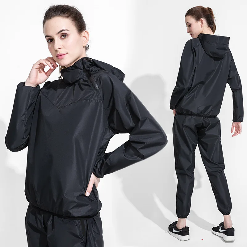 Outdoor Running Exercise Outdoor Sauna Suit 2024 Fitness Shaping Yoga Clothing Top Burst Sweatshirt Suit Conjuntos Deportivos