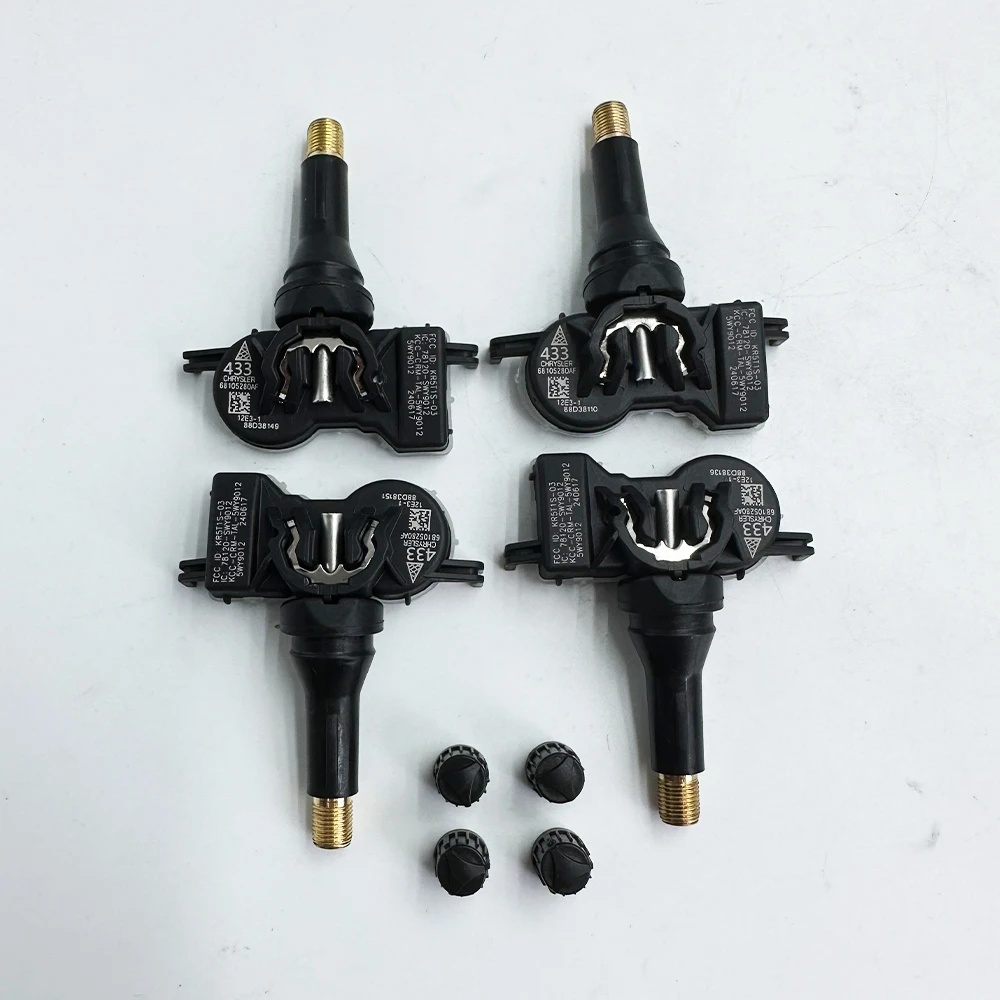 1/4Pcs TPMS Tire Pressure Sensor 68105280AF 68252493AB 68252493AA For 2013-2016 Dodge Dart 2014-2021 Jeep Renegade Grand 433MHz