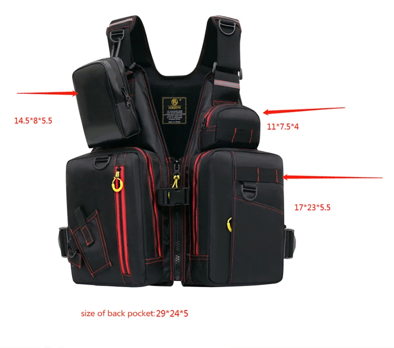 Multi-functional Life Jacket Vest for Outdoor Fishing, a Must-Have for Safety. Multiple Pockets for Storage, Buoyant Materials