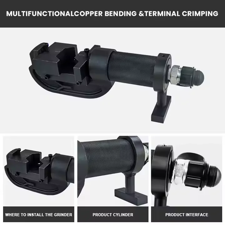 CHKJ-2025NEWCBC-25 Máquina de dobra de barra articulada hidráulica multifuncional de cobre tipo dividido, deformação zero em ba de cobre de 5 mm