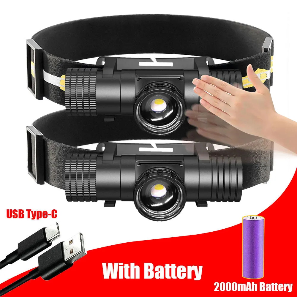 lanterna-de-cabeca-led-com-sensor-e-bateria-1-usb-tipo-c-18650-lanterna-magnetica-para-camping-caca-e-pesca-ajustavel