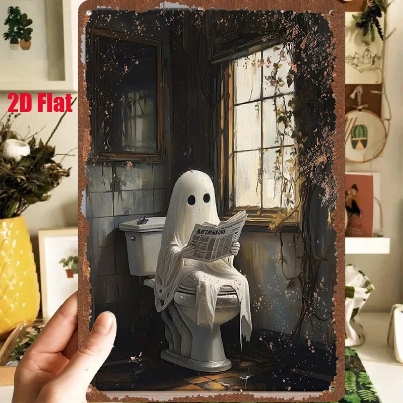 2D Flat - 1pc 2D[Flat] Metal Sign Retro Tin Painting 