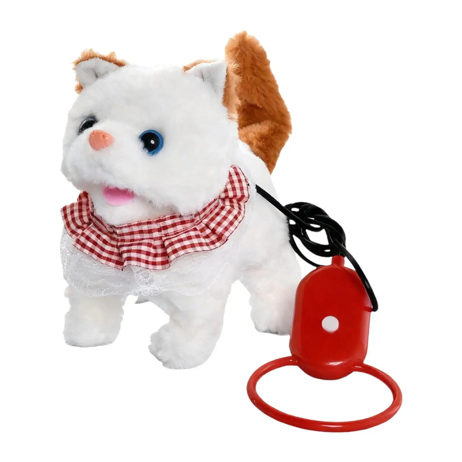 Elektroniczny pluszowy kot, zabawka do chodzenia, śmieszny, uroczy, kawaii, symulacja z dźwiękami i ruchami dla dzieci, dziewczynek i chłopców.