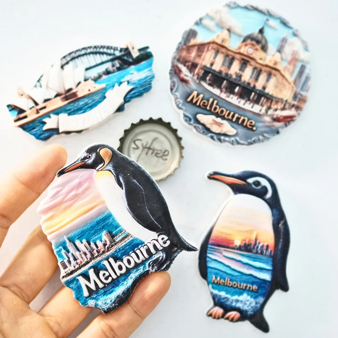 1 шт., магниты на холодильник с пейзажами Австралии, магниты на холодильник с пейзажами Сидней Оперного дома, магниты на холодильник с пейзажами Мельбурна, Австралия Пе