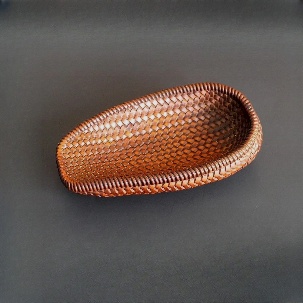 Handmade vintage natural wooden boxwood dustpan tea tray and dried fruit platter Ornament home decor great gift