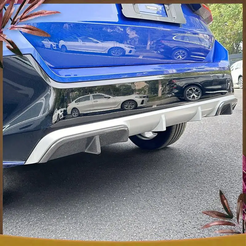 AB59-Auto Achterbumper Diffuser Lip Cover Boot Lagere Splitter Spoiler Protector Voor BMW X1 IX1 U11 M Sport 2023 +