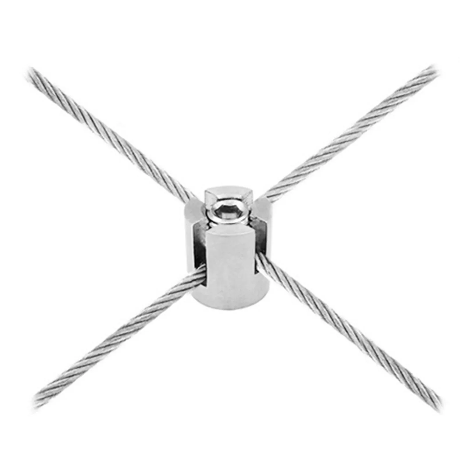 

4 шт., 3 мм, морской трос из нержавеющей стали 316, решетчатые системы, зеленая стена, крестообразный зажим, веревочный зажим, аксессуары для лодок, угол 90 градусов