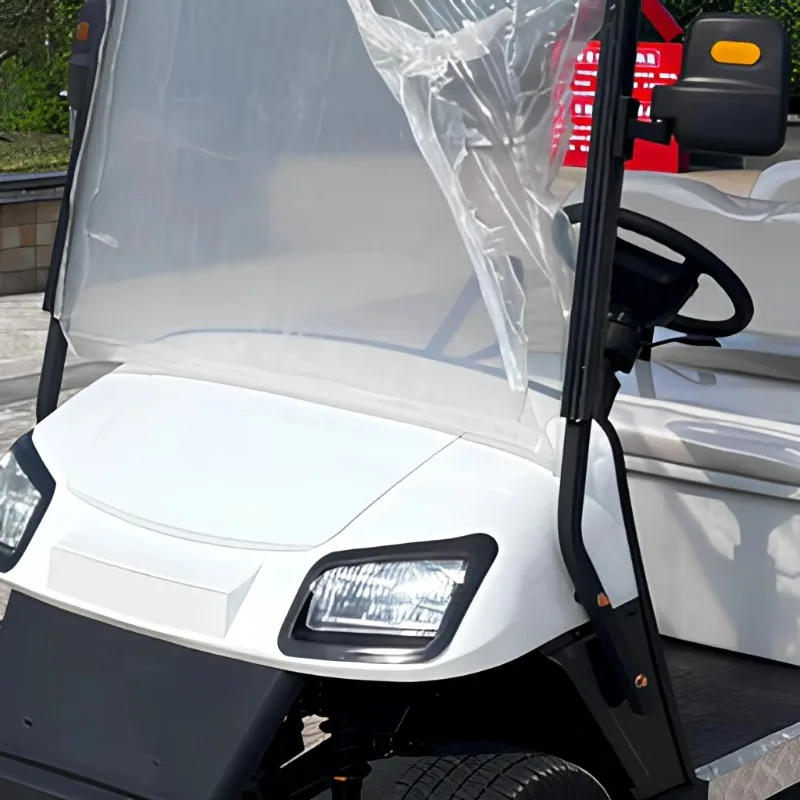 Electric 6 Seater Forward Facing Aluminium Off-Road Street Use Customizable CE Certified 15-20 Grade Ability Golf Cart LXM
