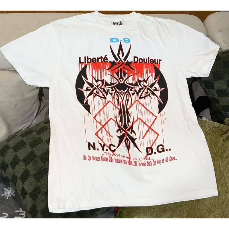 BLADEE COLD VISIONS NEW YORK EXCLUSIVE SIZE LARGE T-SHIRT 2024 TOUR DRAIN GANG