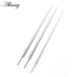 Alisouy 10PCS Stainless Steel Easy Insertion Pin Taper For Internally Threaded Thredless Jewelry Pull Pin Tools Piercing Jewelry