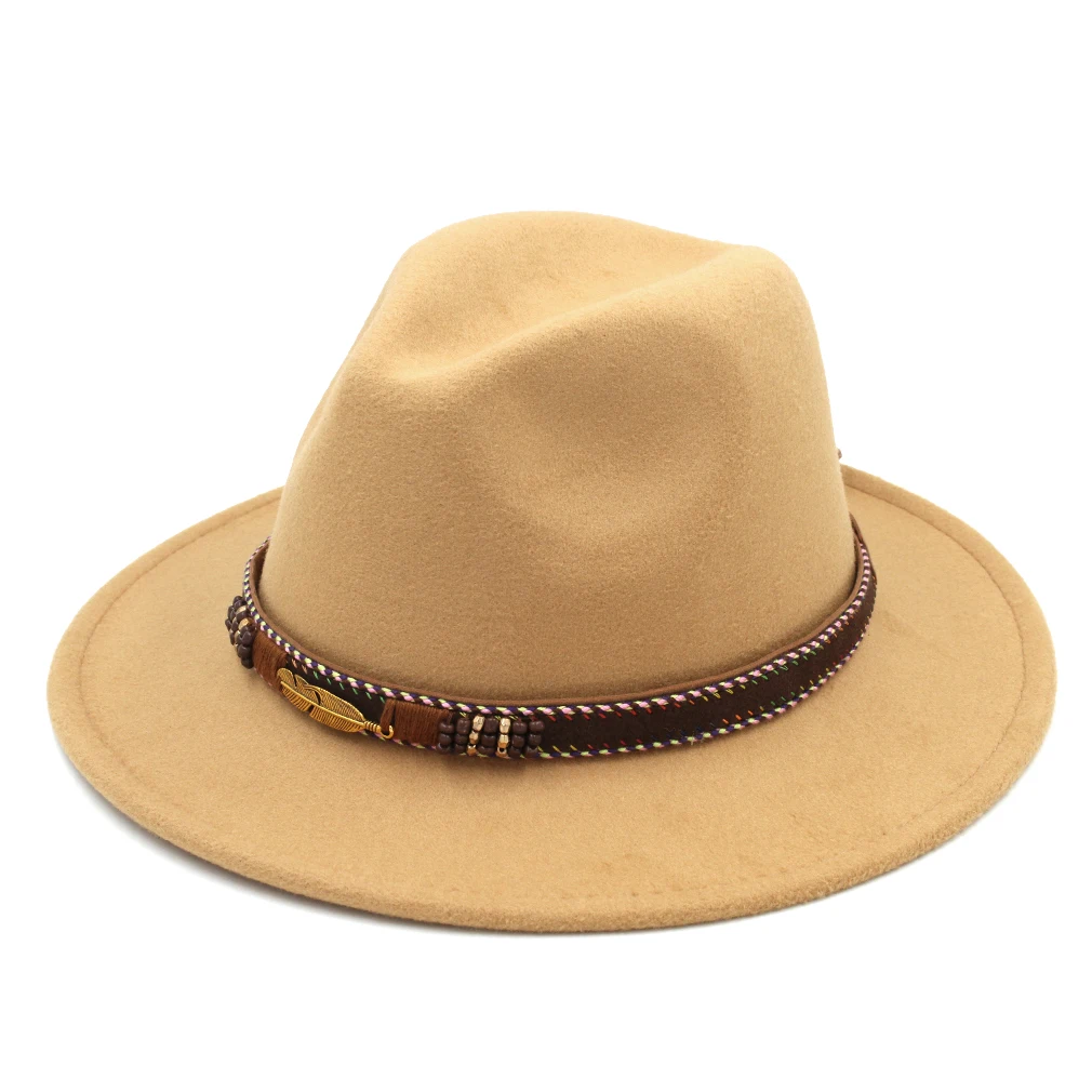 

Модная панамская шляпа Fedora с широкими полями для женщин и мужчин, церковные джазовые кепки Шляпа с ручным поясом