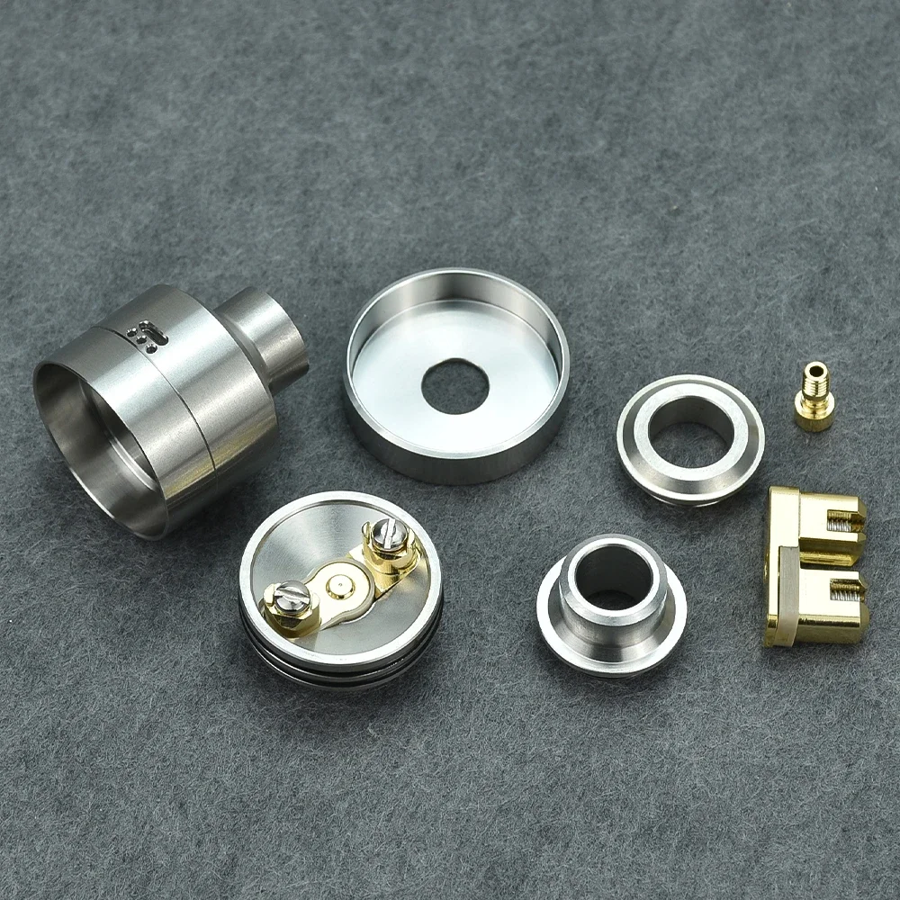 Wolfcoolvape Nisshoku RDA - 22mm, 316SS, Squonk BF Pin, Rebuildable Vape Atomizer