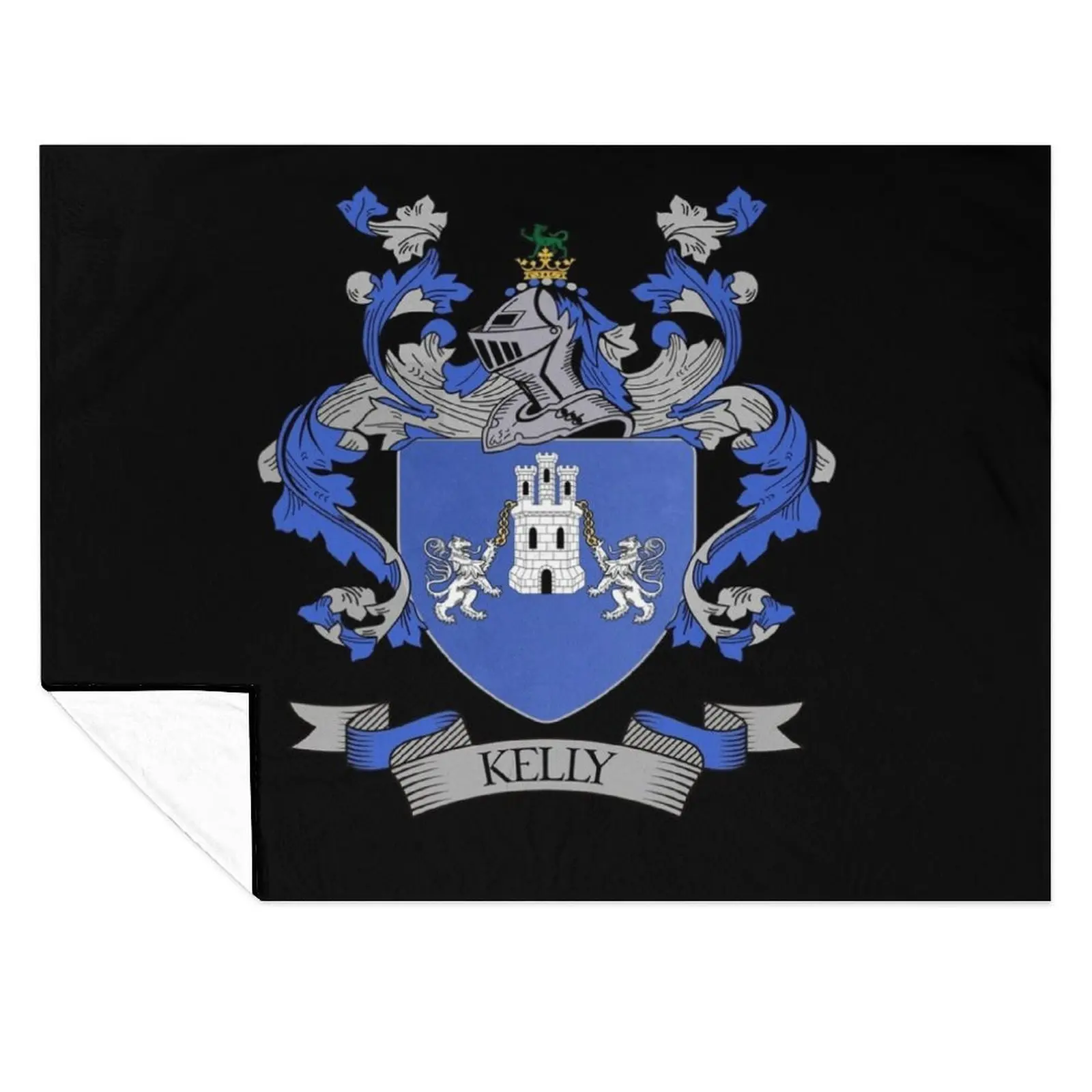 

Kelly Coat of Arms Kelly Family Crest Throw Blanket Thins Beautifuls Hair Decorative Sofa Blankets