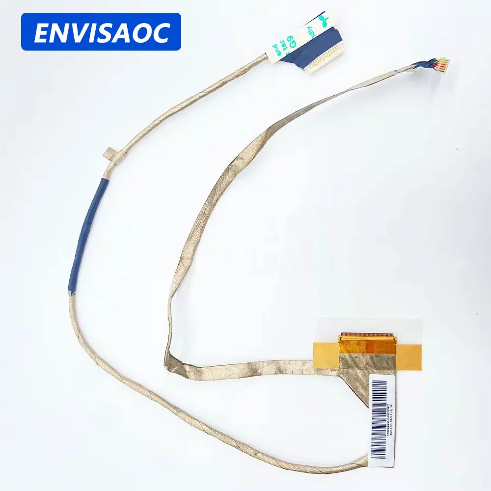 Cabo flexível de tela de vídeo para toshiba satélite l735d l735 l730 l730d laptop lcd display led fita câmera cabo flexível dd0bu5lc010