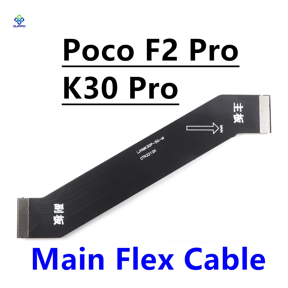 For Xiaomi Poco F2 Pro Redmi K30 Pro USB Power Charging Board Connector Plug Port Dock With Mainboard Motherboard LCD Flex Cabl