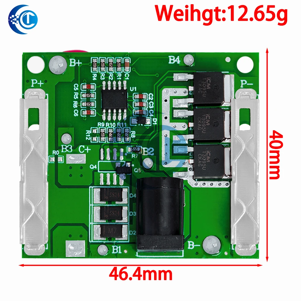 3s/4s/5S  Battery Charging Protection Board Li-Ion Lithium Battery Pack Protection Circuit Board BMS Module For Power Tools