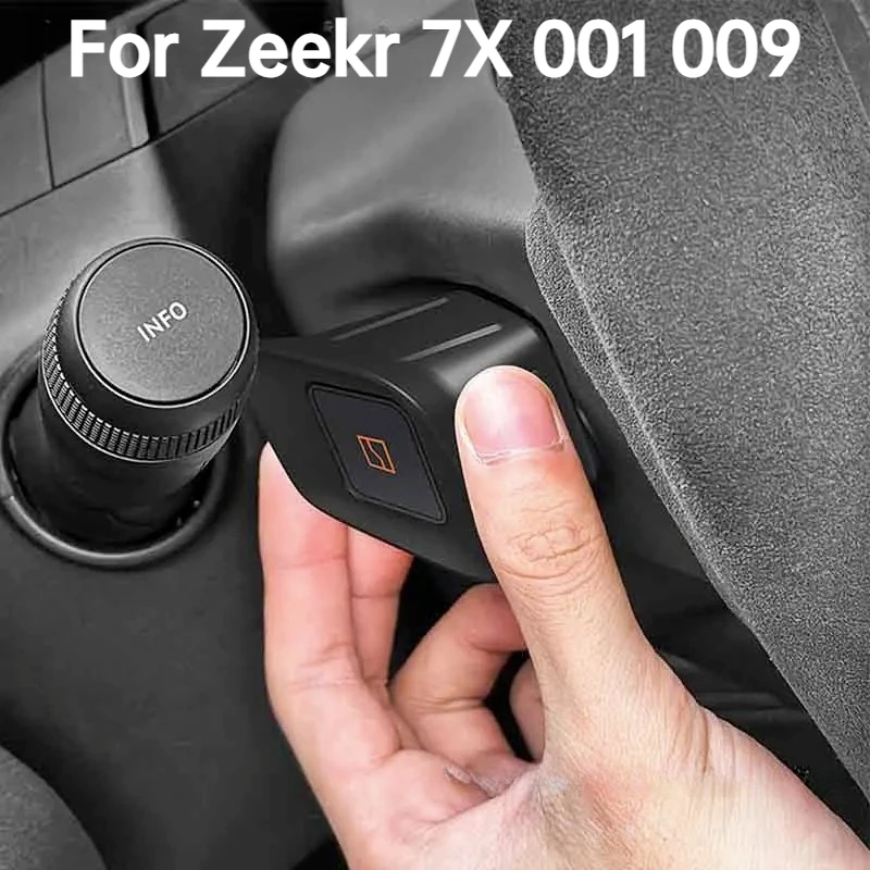 For Zeekr 7X 001 009 2024 2025 Smart Bluetooth Convenient Button Sticker Fixed Bracket Interior Decor Styling Accessories